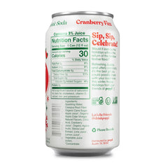 Poppi Cranberry Fizz Prebiotic Soda - 12 fl oz Can