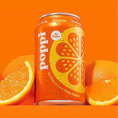 Poppi Orange Prebiotic Soda - 12 fl oz Can