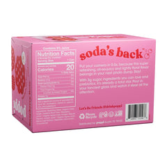 Poppi Raspberry Rose Prebiotic Soda - 6pK/7.5 fl oz Mini Cans