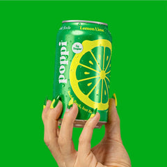 Poppi Lemon Lime Prebiotic Soda - 4pk/12 fl oz Cans