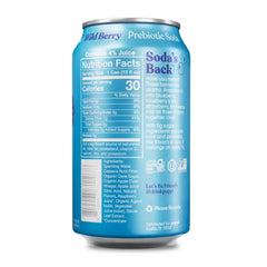Poppi Wild Berry Prebiotic Soda - 12 fl oz Can