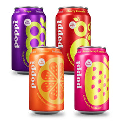 Poppi Soda Essentials Variety Prebiotic Soda - 8pk/12 fl oz Cans