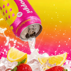 Poppi Strawberry Lemon Prebiotic Soda - 12 fl oz Can
