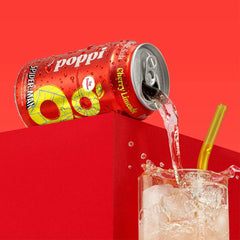 Poppi Cherry Lime Prebiotic Soda - 4pk/12 fl oz Cans