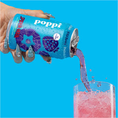 Poppi LTO Spiderman Wild Berry Soda - 12 fl oz/4pk