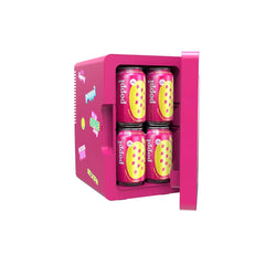 Poppi 8 Can Light Up Mini Dorm Fridge Cooler