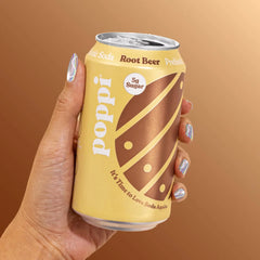 Poppi Root Beer Prebiotic Soda - 4pk/12 fl oz Cans