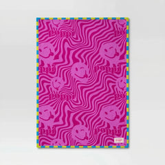 Poppi Dorm Throw Blanket Pink