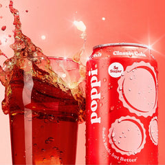 Poppi Classic Cola Prebiotic Beverage - 4pk/12 fl oz Cans