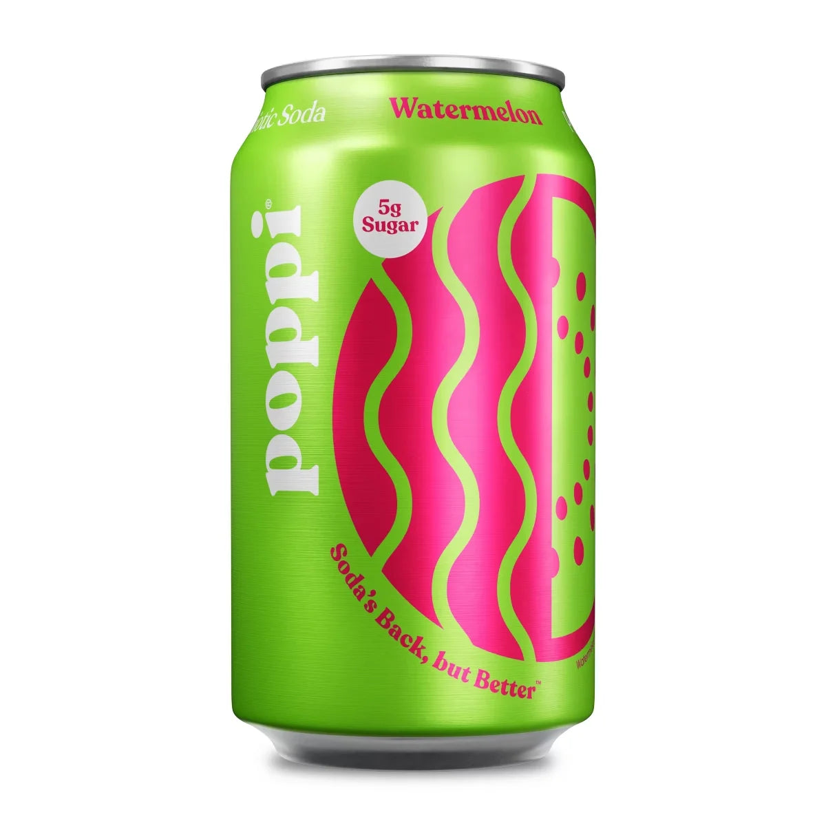 Poppi Watermelon Prebiotic Soda - 12 fl oz Can