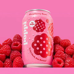 Poppi Raspberry Rose Prebiotic Soda - 12 fl oz Can