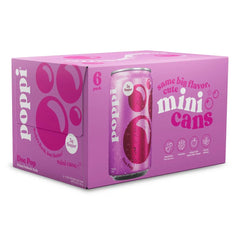 Poppi Doc Pop Prebiotic Soda - 6pK/7.5 fl oz Mini Cans