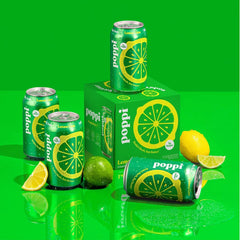 Poppi Lemon Lime Prebiotic Soda - 4pk/12 fl oz Cans