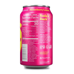 Poppi Strawberry Lemon Prebiotic Soda - 12 fl oz Can