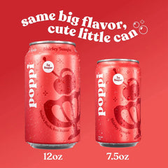 Poppi Shirley Temple Prebiotic Soda - 7.5 fl oz Mini Can