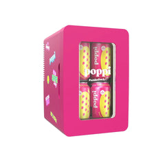 Poppi 8 Can Light Up Mini Dorm Fridge Cooler